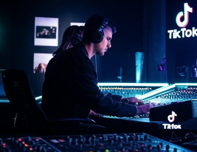 Image of Men Working Soundboard